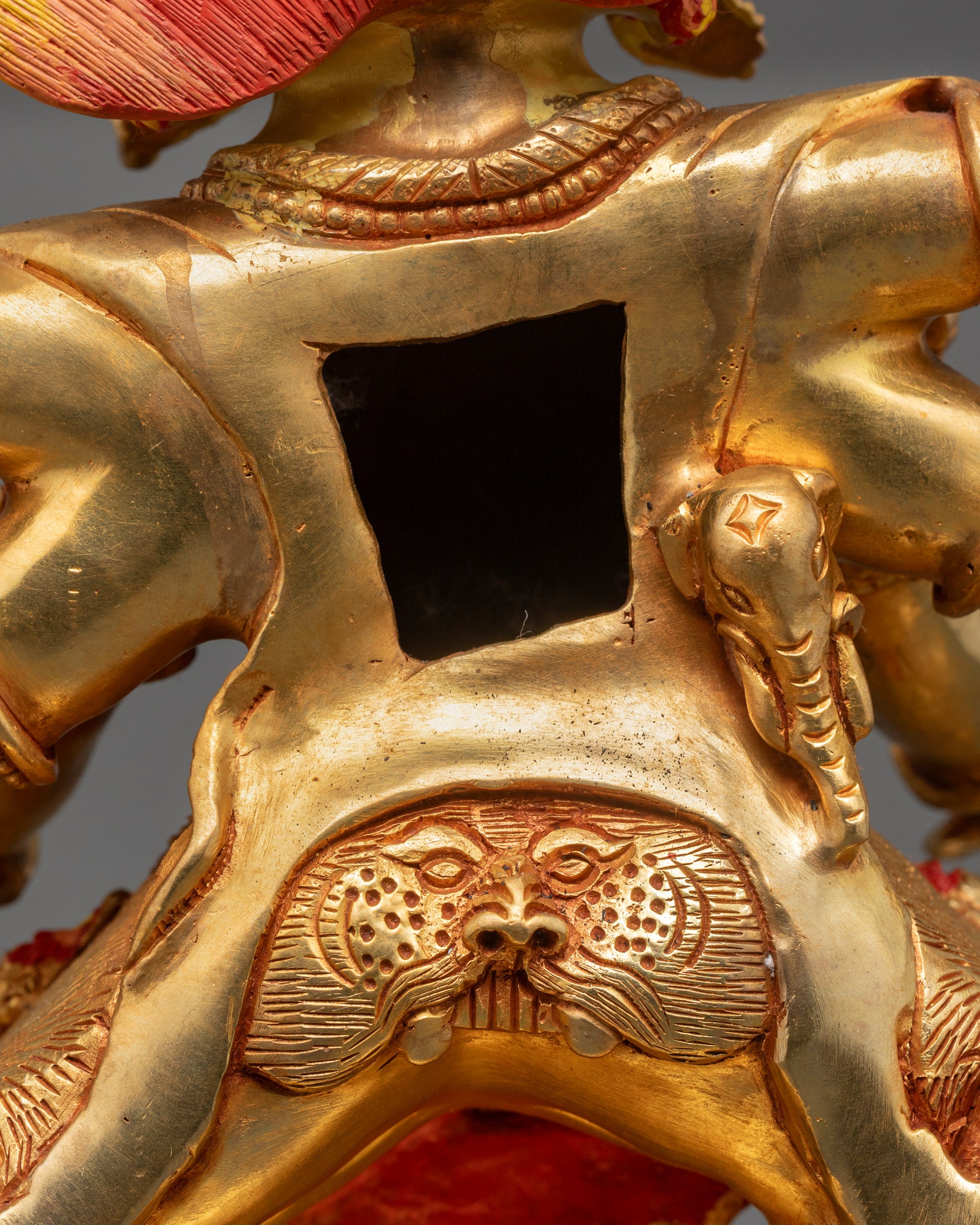 Exquisite Dharmapala Sculpture | Buddhist Guardian for Meditation