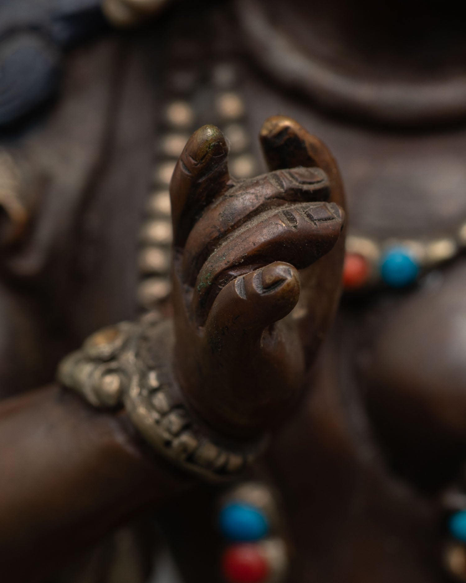Mandarava Statue – Tibetan Dakini Spiritual Art from Nepal
