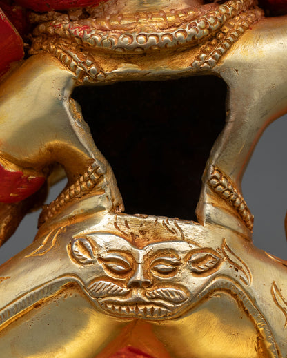 Handcrafted Vajrapani Statue | Buddhist Vajra Holder Sculpture
