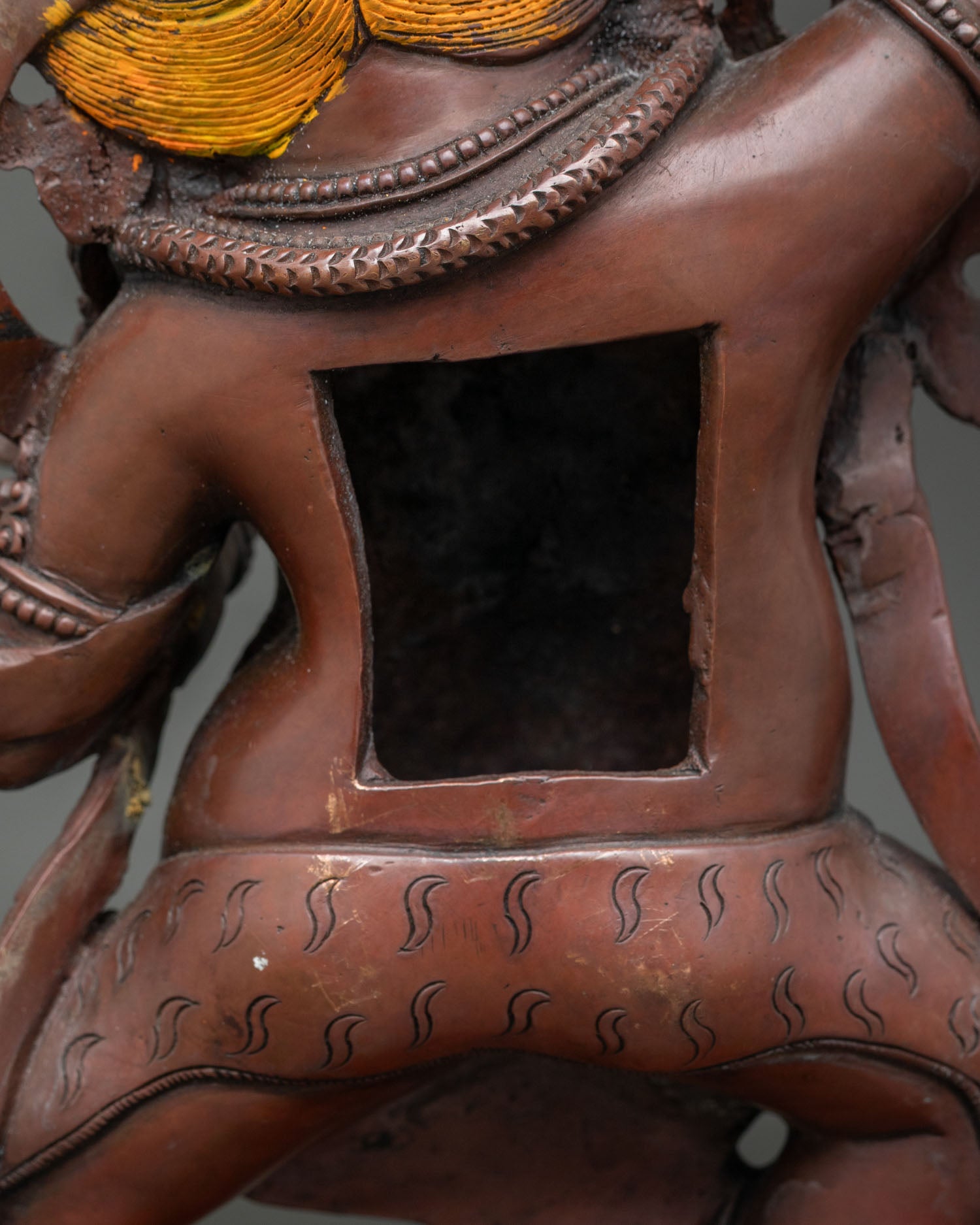 Vajrapani Statue | Fine Oxidized Copper Spiritual Artwork