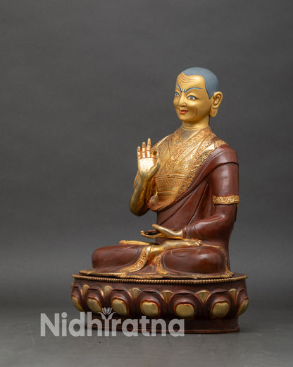 Je Tsongkhapa Statue Set | Gelug Founder Buddhist Figure
