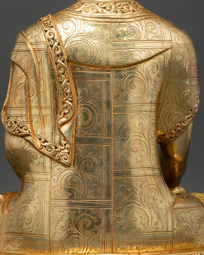 Tibetan Shakyamuni Buddha Statue | Handmade in Nepal