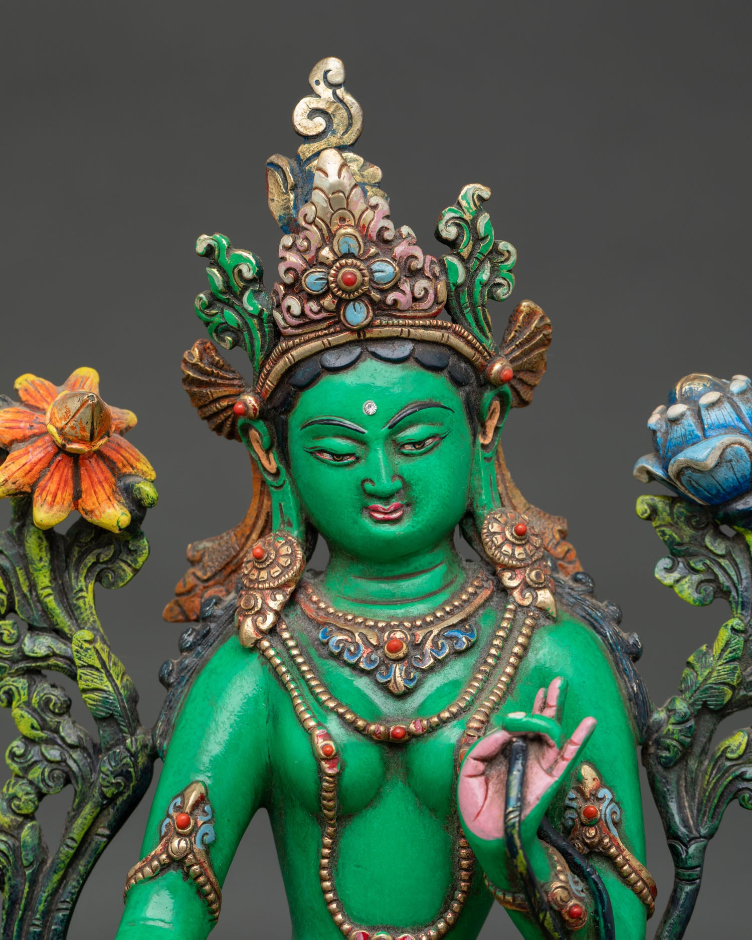 Green Tara Statue