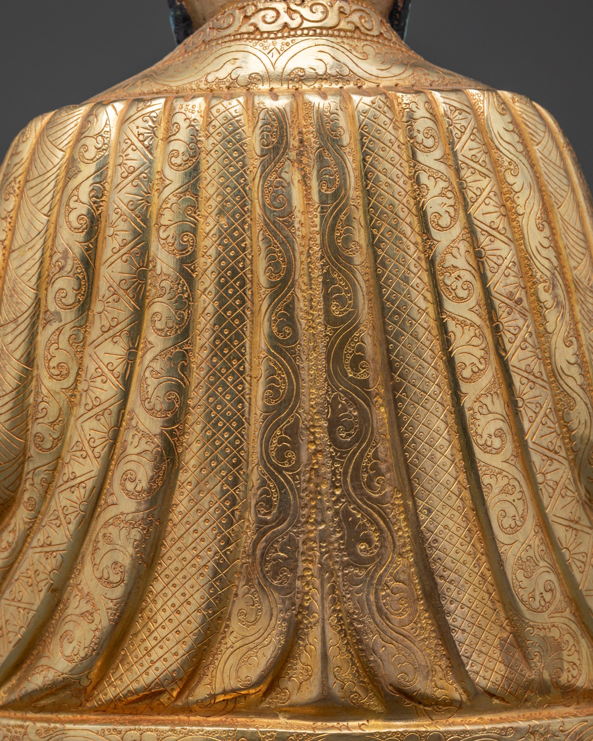 Handcrafted Guru Shapdum Statue | Himalayan Buddhist Lama Sculpture