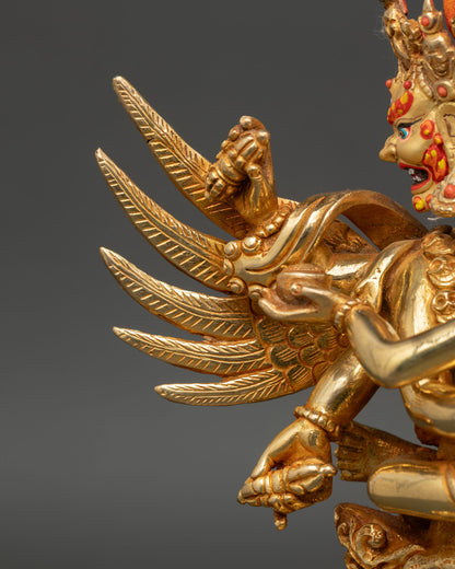 Vajrakilaya Statue | Sacred Union Deity for Vajrayana Practice