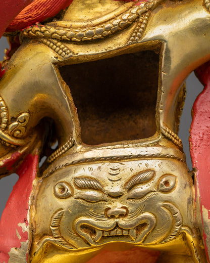 Buddhist Dharma Protector Deity Vajrapani Statue | Nepalese Craft