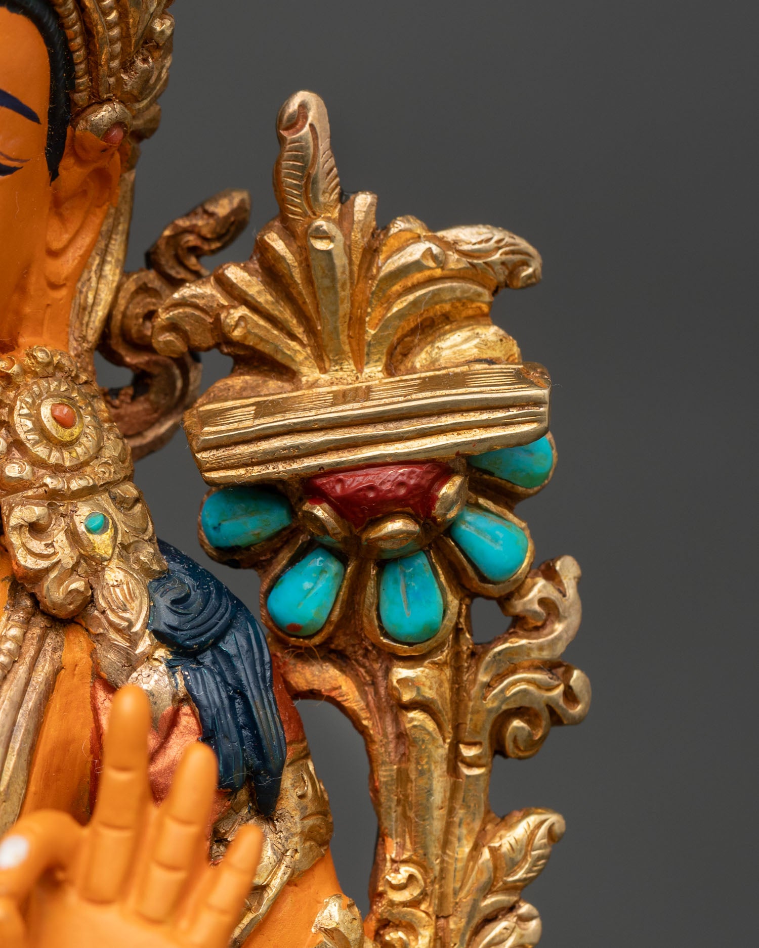 Manjushree Wisdom Deity Statue | Buddhist Spiritual Decor