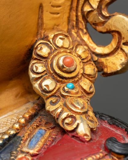 Guru Rinpoche Statue | Authentic Himalayan Spiritual Art