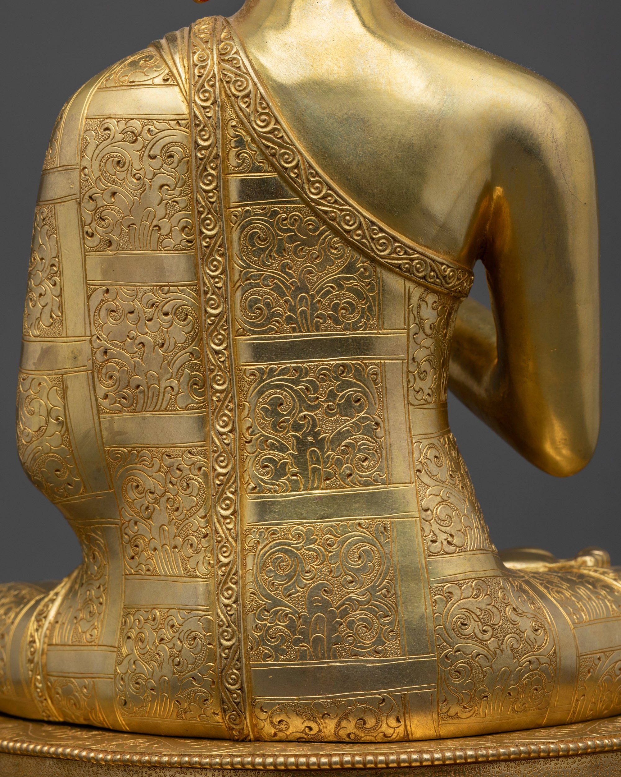 Amoghasiddhi Buddha Statue | Handcrafted Buddhist Sculpture from Nepal