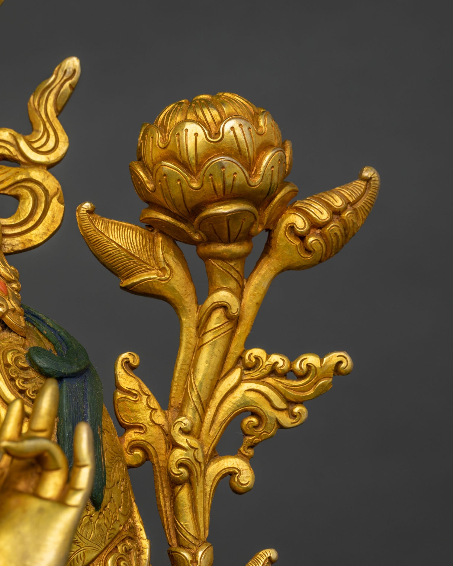 Green Tara Statue - Symbol of Fearless Action and Divine Mercy