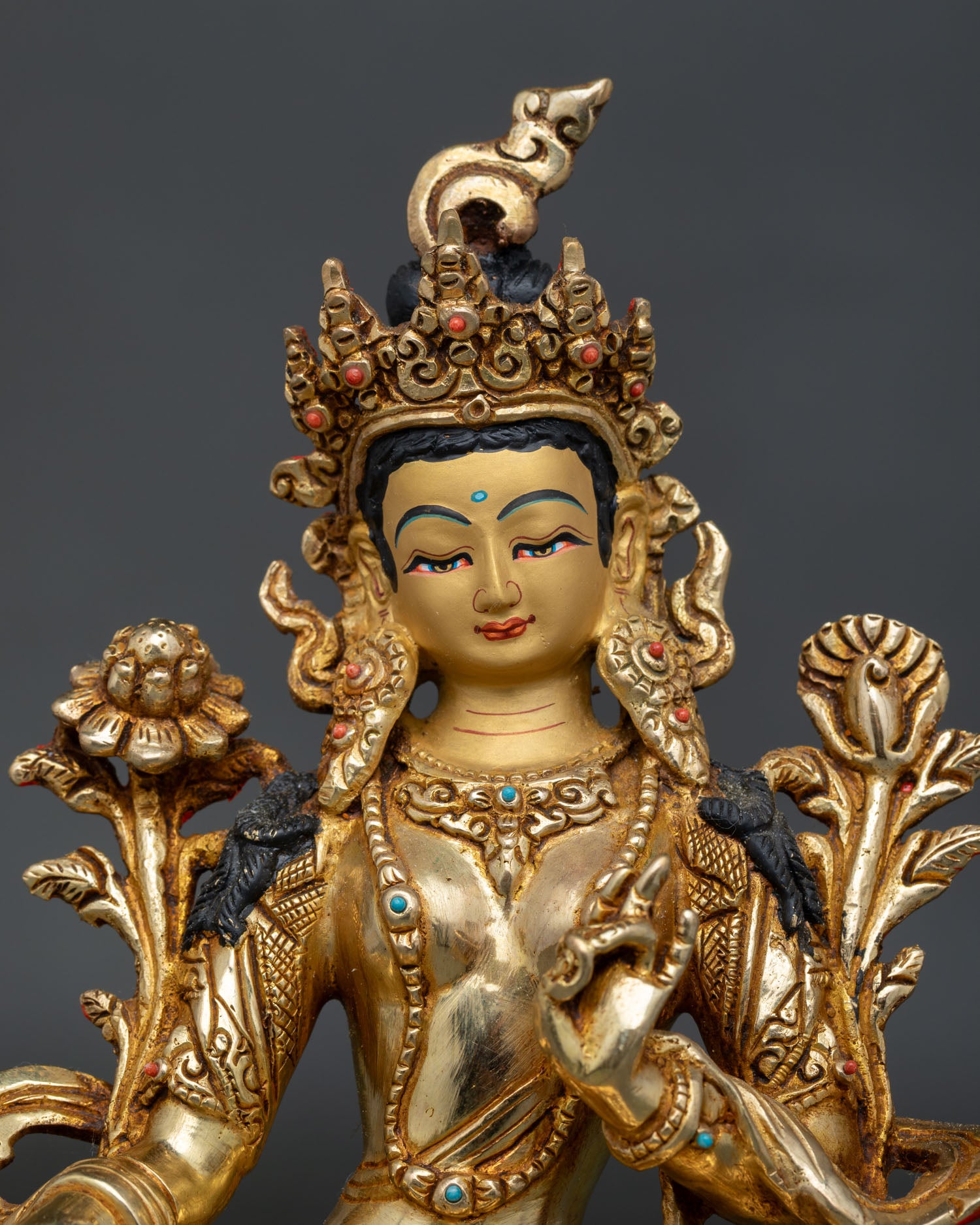 Green Tara Statue