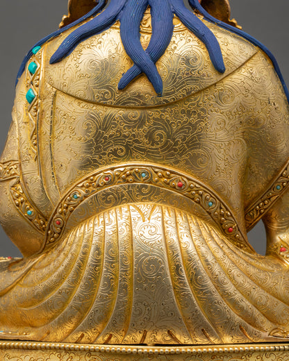 Authentic Guru Padmasambhava Statue from Nepal | Handcrafted Art