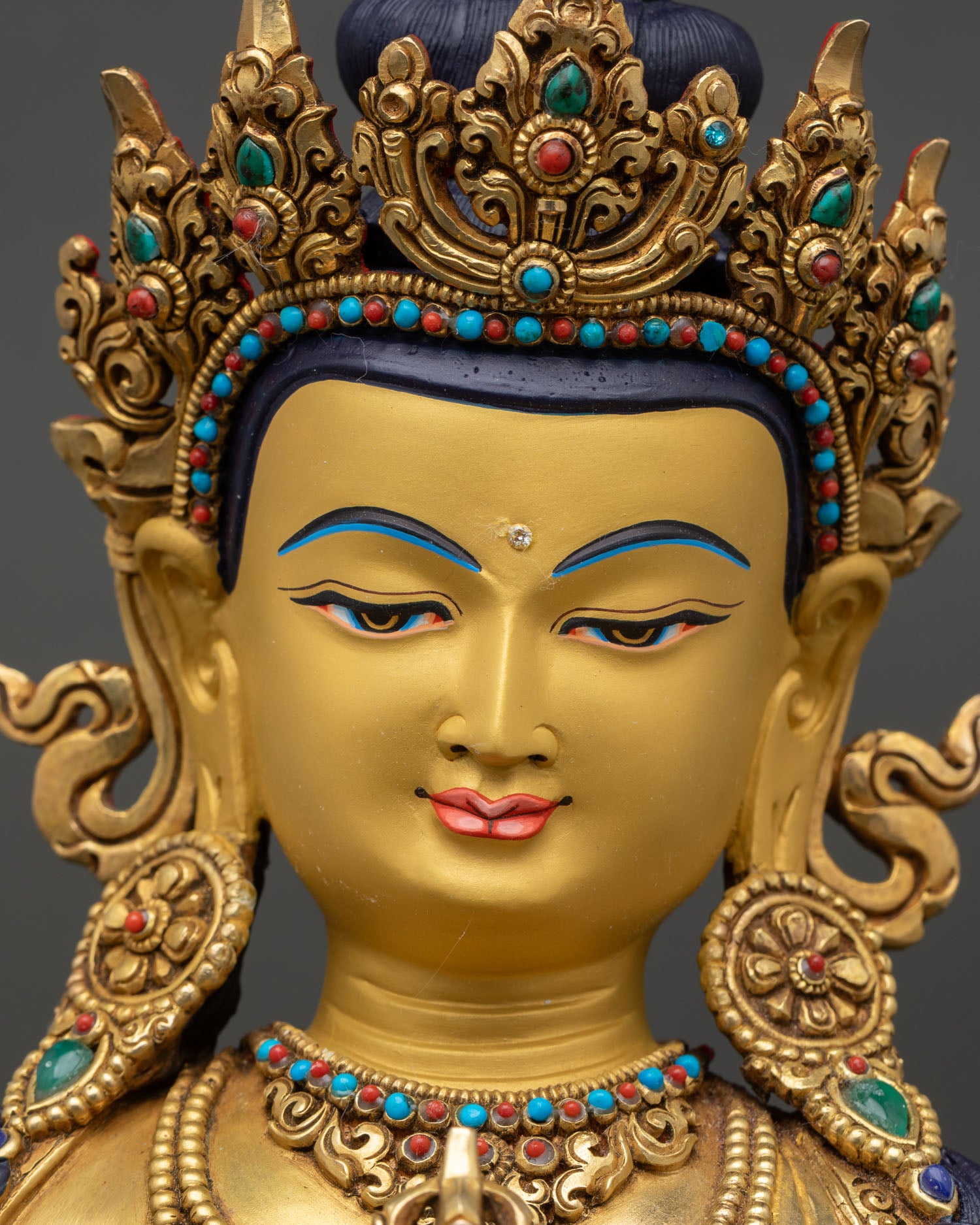 Vajrasattva Statue | Sacred Vajrayana Purification Deity