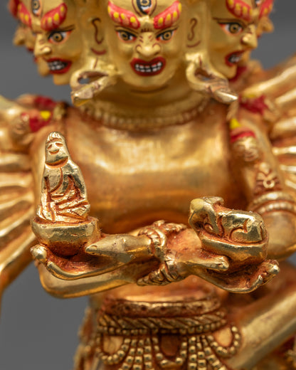 Hevajra Statue with Yab Yum Statue | Handcrafted Tantric Buddhist Idol