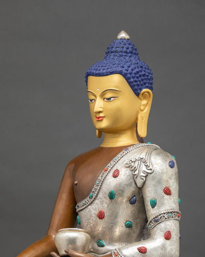 Buddha Altar Statue | Authentic Nepalese Artisan Meditation Figure