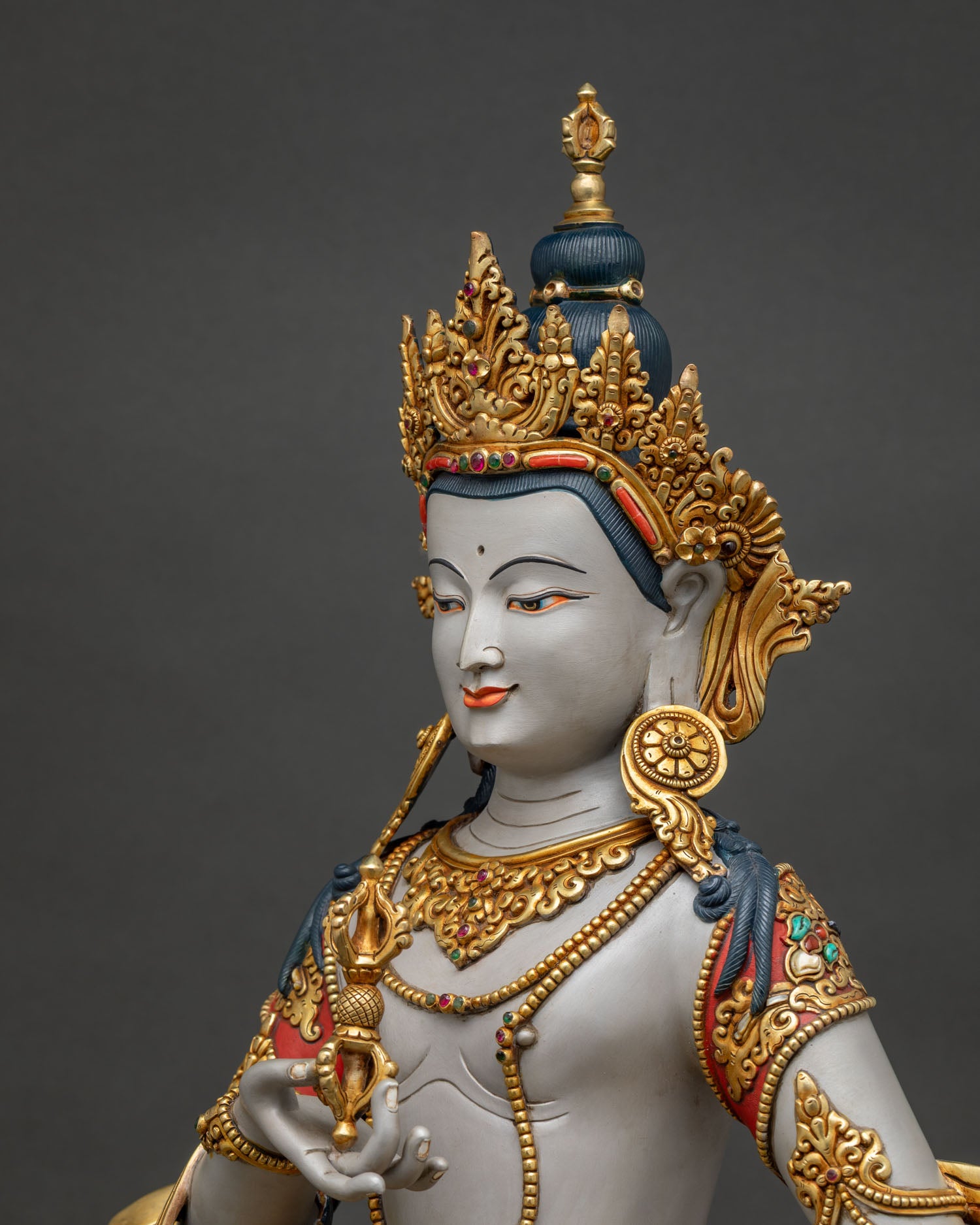 High-quality Vajrasattva Statue | Traditional Buddhist Artwork