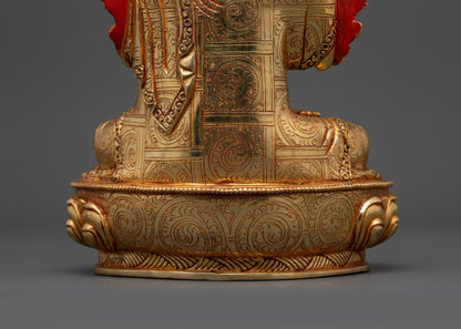 Tsong Khapa Statue Set | Tibetan Buddhist Teacher with Two Disciples