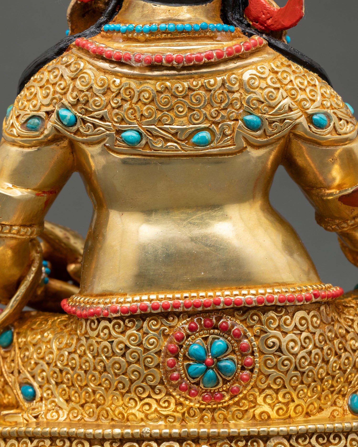 Dzambhala Statue | Buddhist Prosperity Deity Artwork