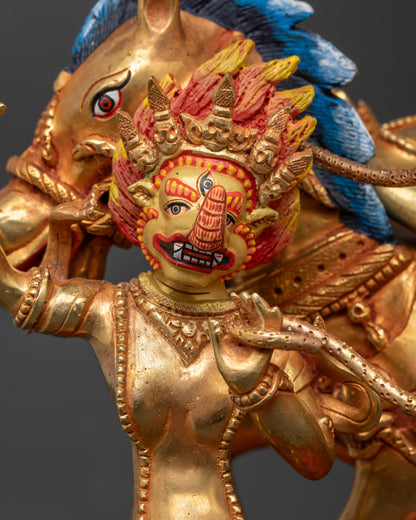 Fierce Protector Goddess Palden Lhamo Statue | Tibetan Buddhist Art