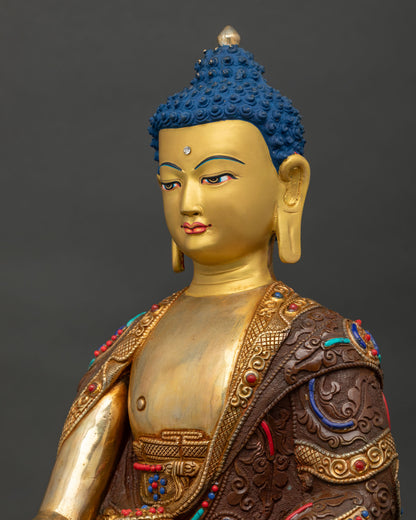Shakyamuni Buddha Statue from Nepal | Buddhist Meditation Idol