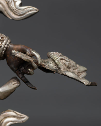 Handmade Trakpo Sumtril Statue | Tibetan Spiritual Artwork
