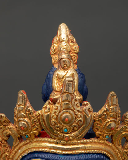 Chenrezig Statue | 24K Gold Gilded Copper Artwork