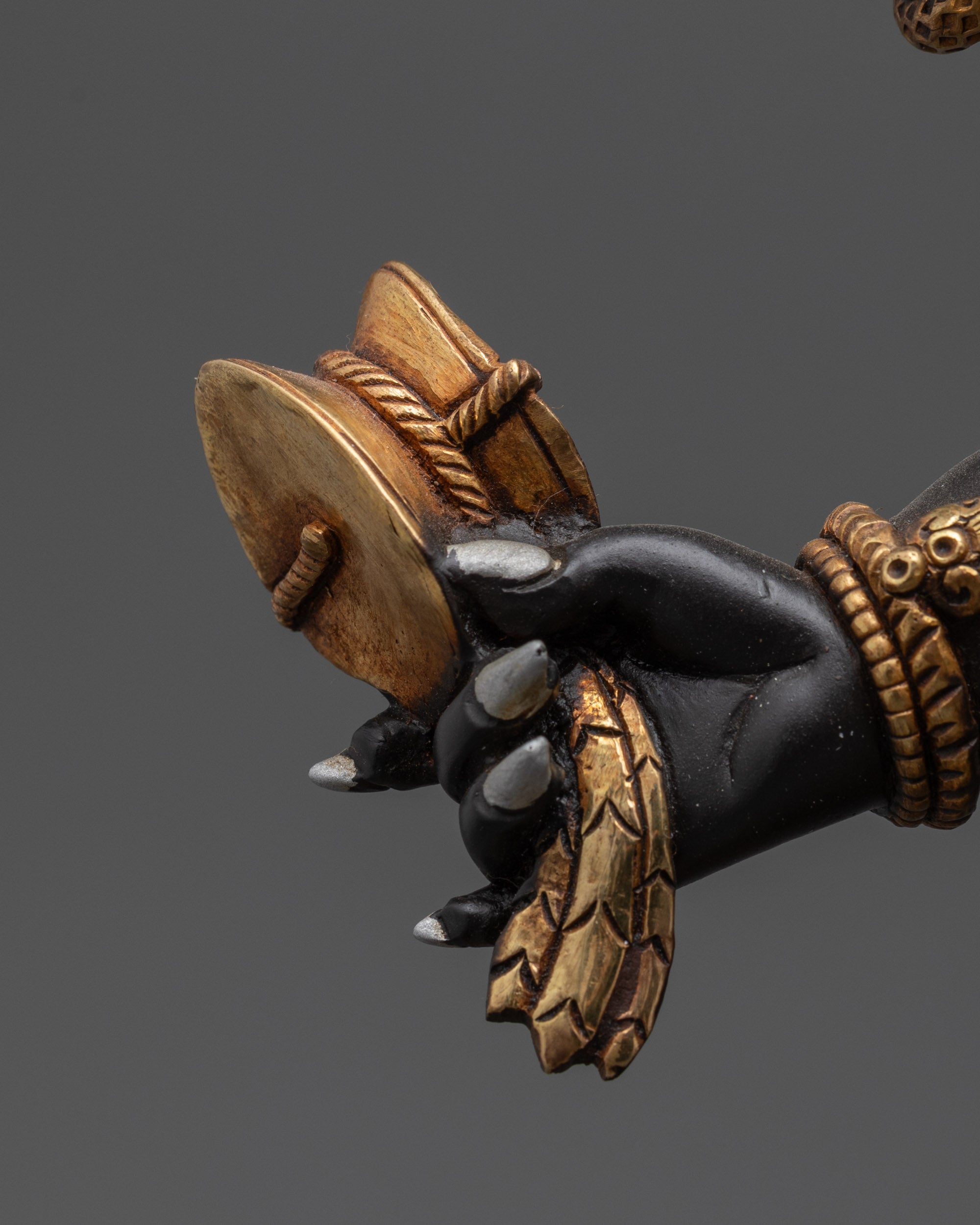 Traditional Vajrayana Six-Armed Mahakala Sculpture | Mahakala Statue