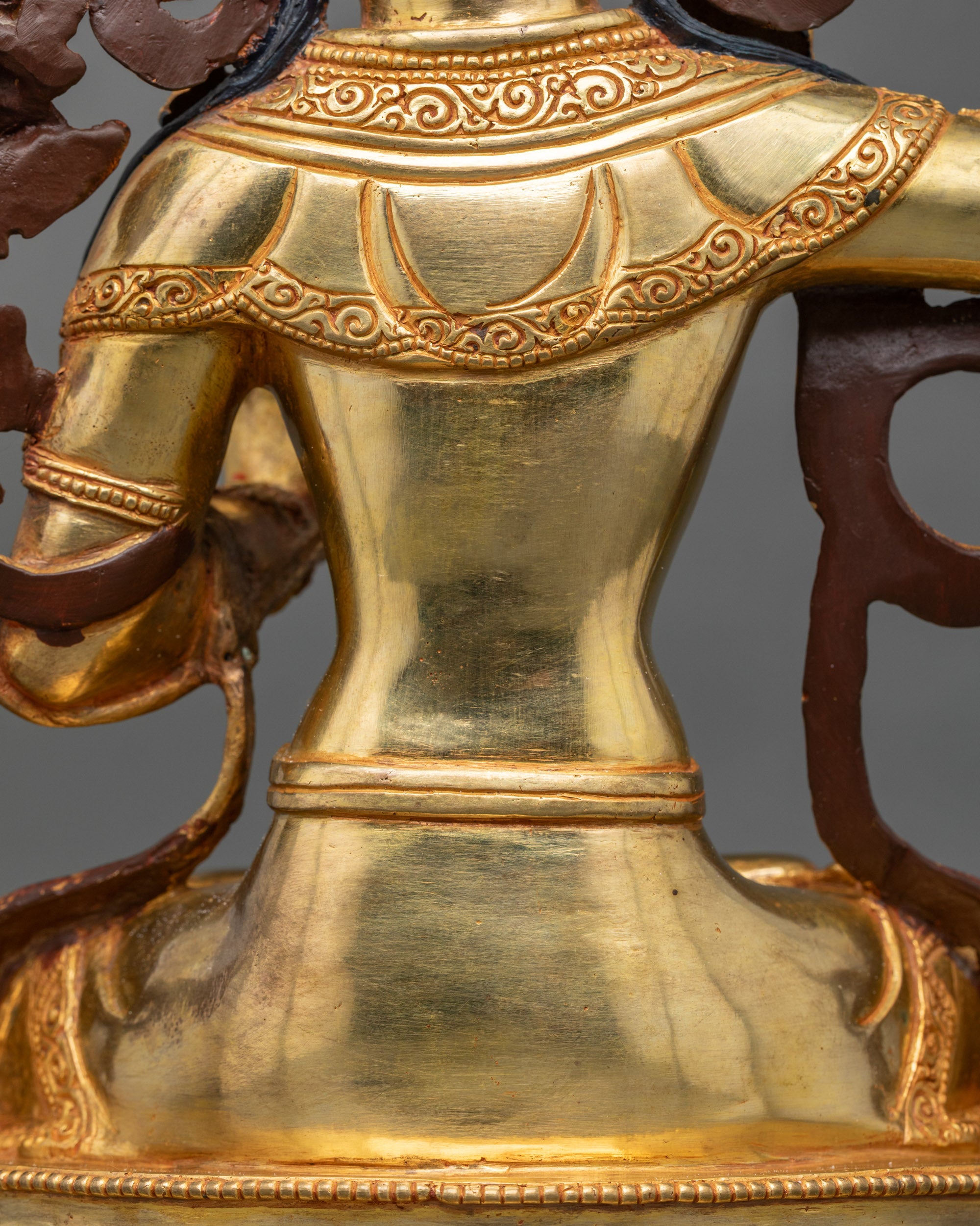 Authentic Bodhisattva Manjushri Statue | Tibetan Wisdom God Sculpture