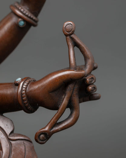Three Long Life Deities Sculpture – Traditional Himalayan Art Set