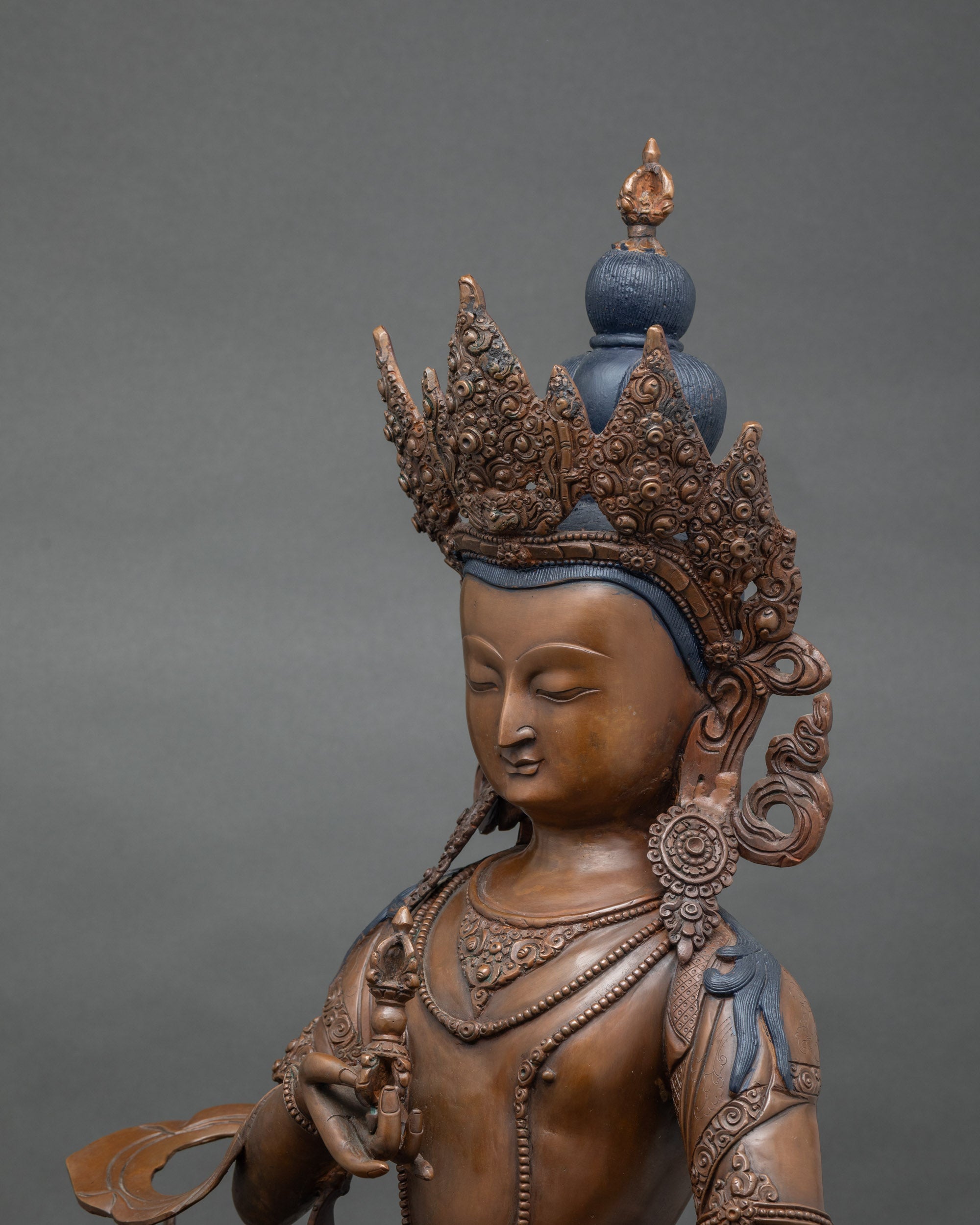 Enlightened Vajrasattva | Handcrafted Buddhist Sculpture