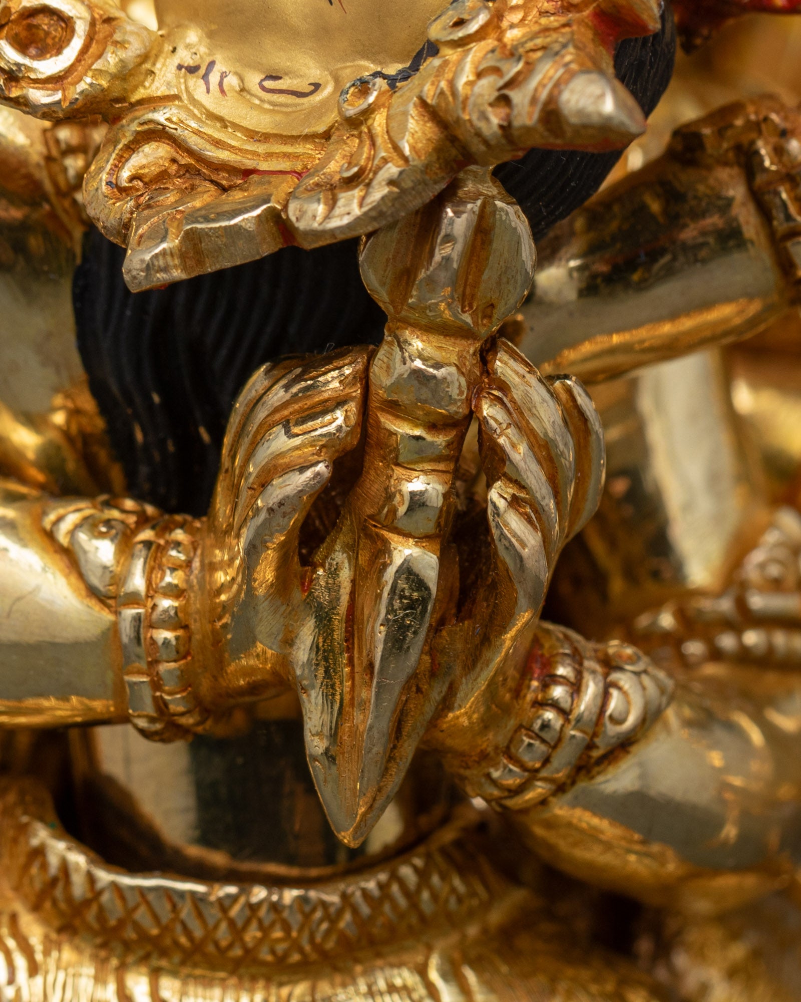 Tibetan Vajrakilaya Statue - Wrathful Deity of Obstacle Removal