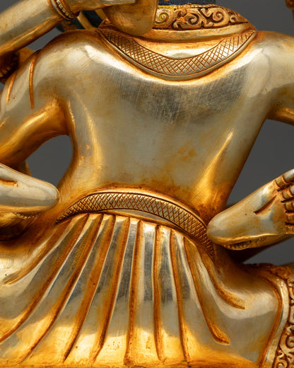Guru Rinpoche Yab-Yum Statue | Handmade Altar Figurine