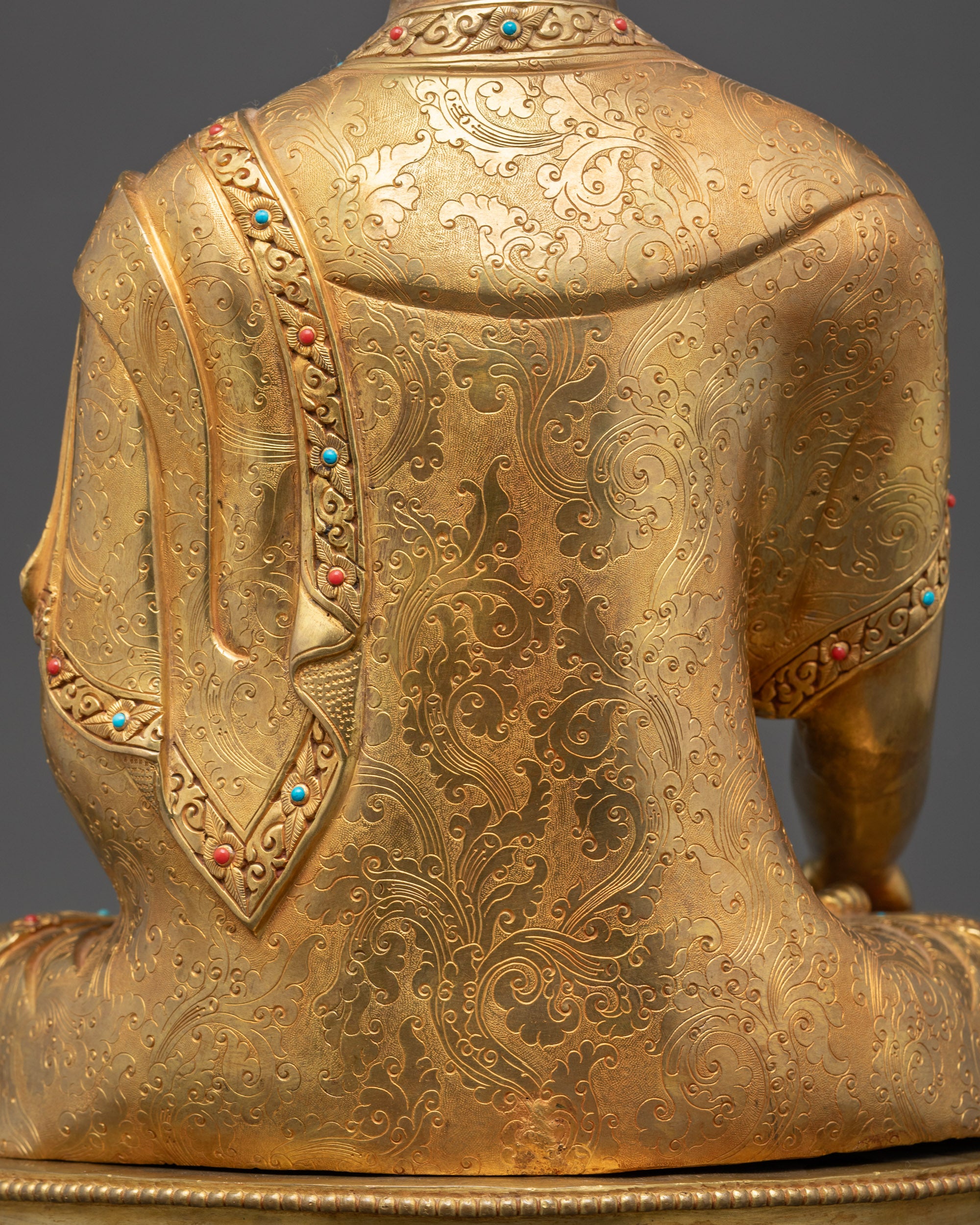 Handmade Historical Shakyamuni Buddha Statue | Enlightened One Idol