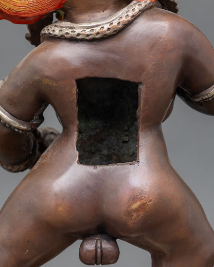 Black Dzambhala Statue | Handcrafted Nepalese Artwork