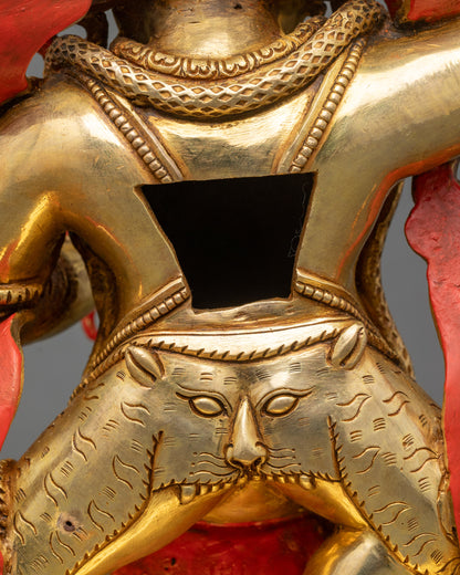 Premium Wrathful Vajrapani Statue | Tibetan Buddhist Deity of Thunder