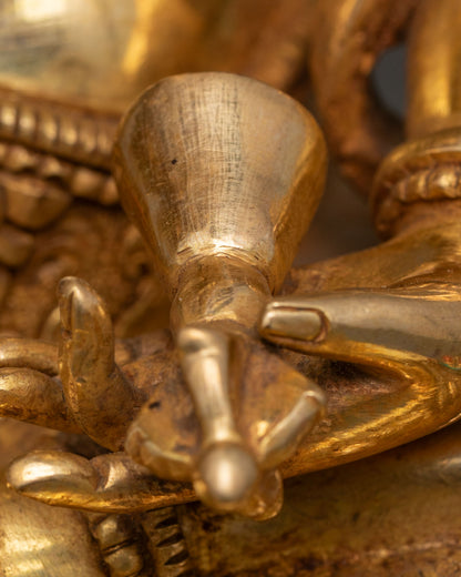 Vajrasattva Statue – Traditional Nepalese Spiritual Decor