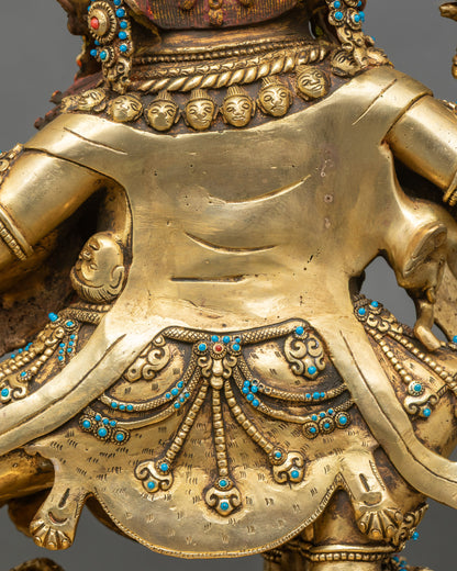 Three-Faced Hayagriva Statue | Himalayan Ritual Art from Nepal