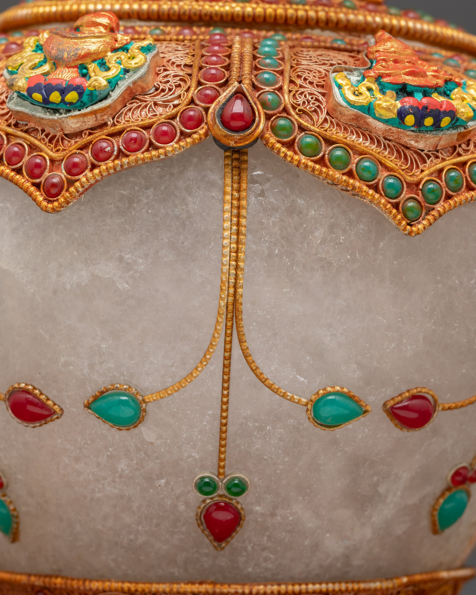 Shop Handmade Tibetan Stupa | Golden Buddhist Monument Nepal