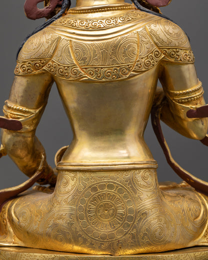Purification Deity Vajrasattva Statue | Premium Spiritual Altar Sculpture