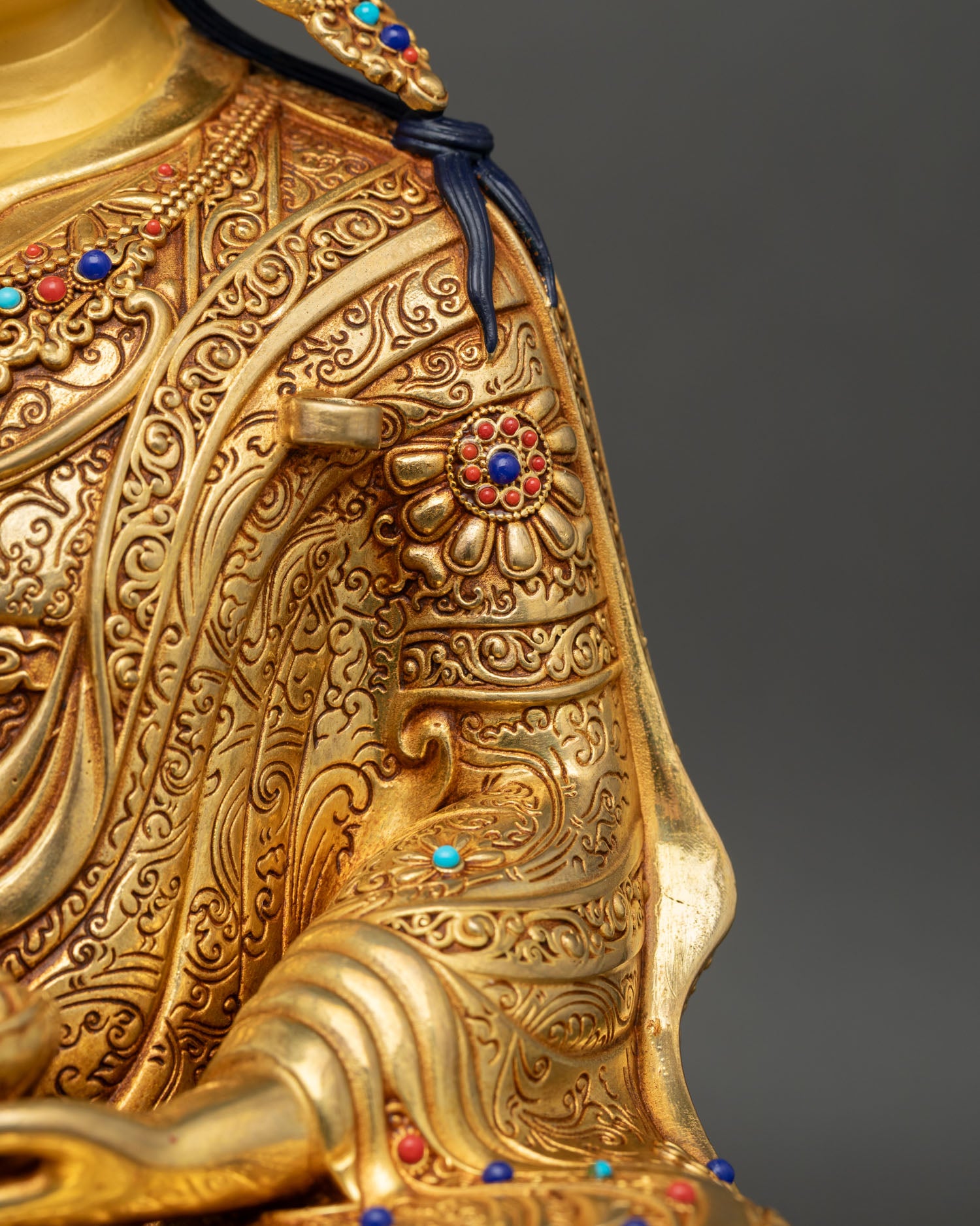 Guru Rinpoche Statue | Vajrayana Buddhist Art from Nepal