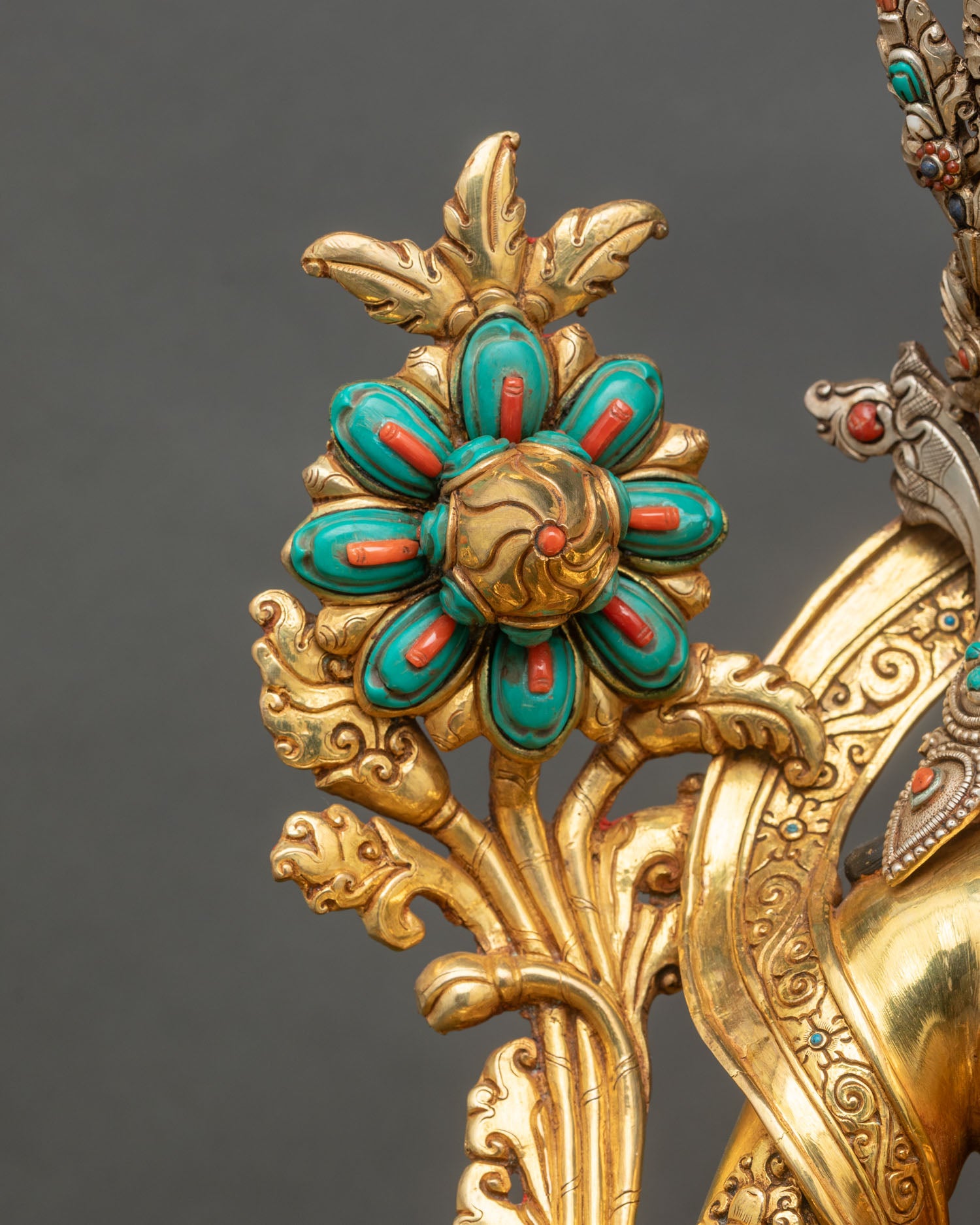 Monumental Green Tara Statue | Handcrafted Nepali Statues