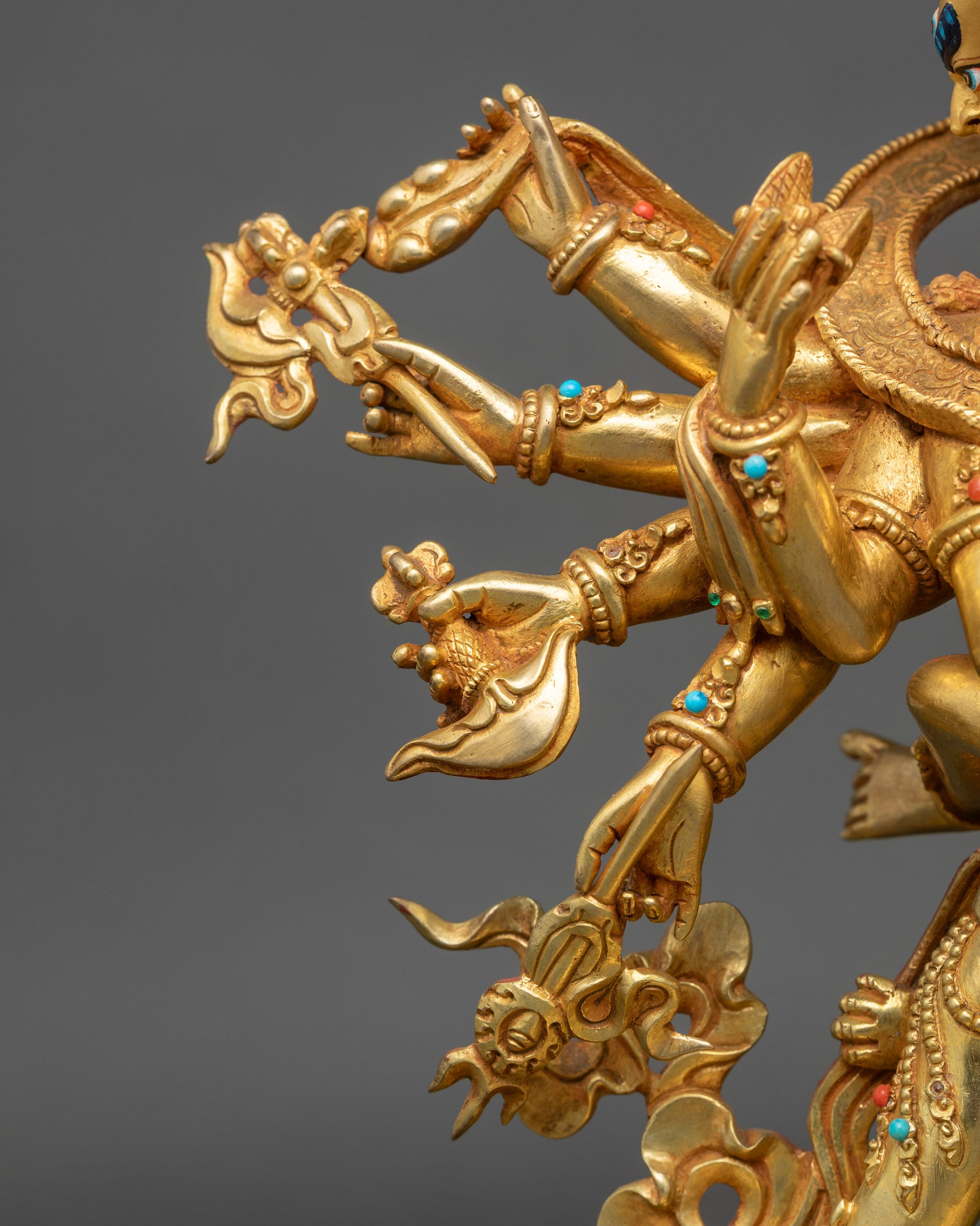 Khorlo Demchog Statue | Handcrafted Tantra Guardian of Sacred Energy