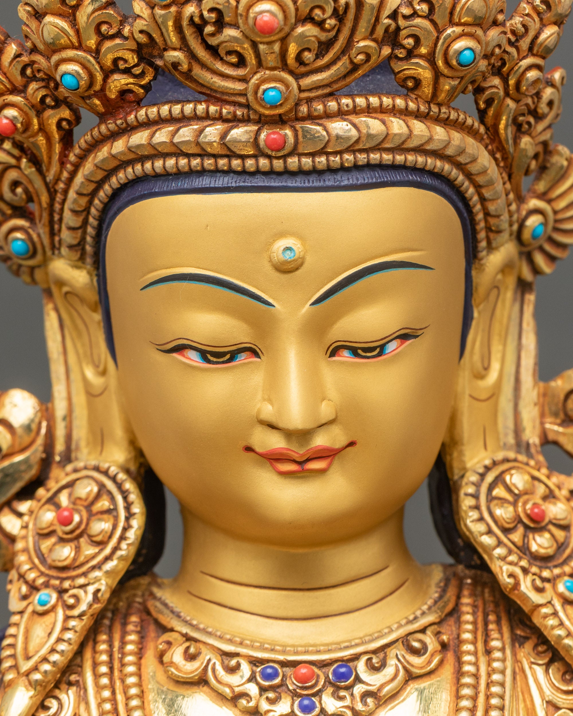 Kshitigarbha Sculpture - Buddhist Deity for Spiritual Guidance