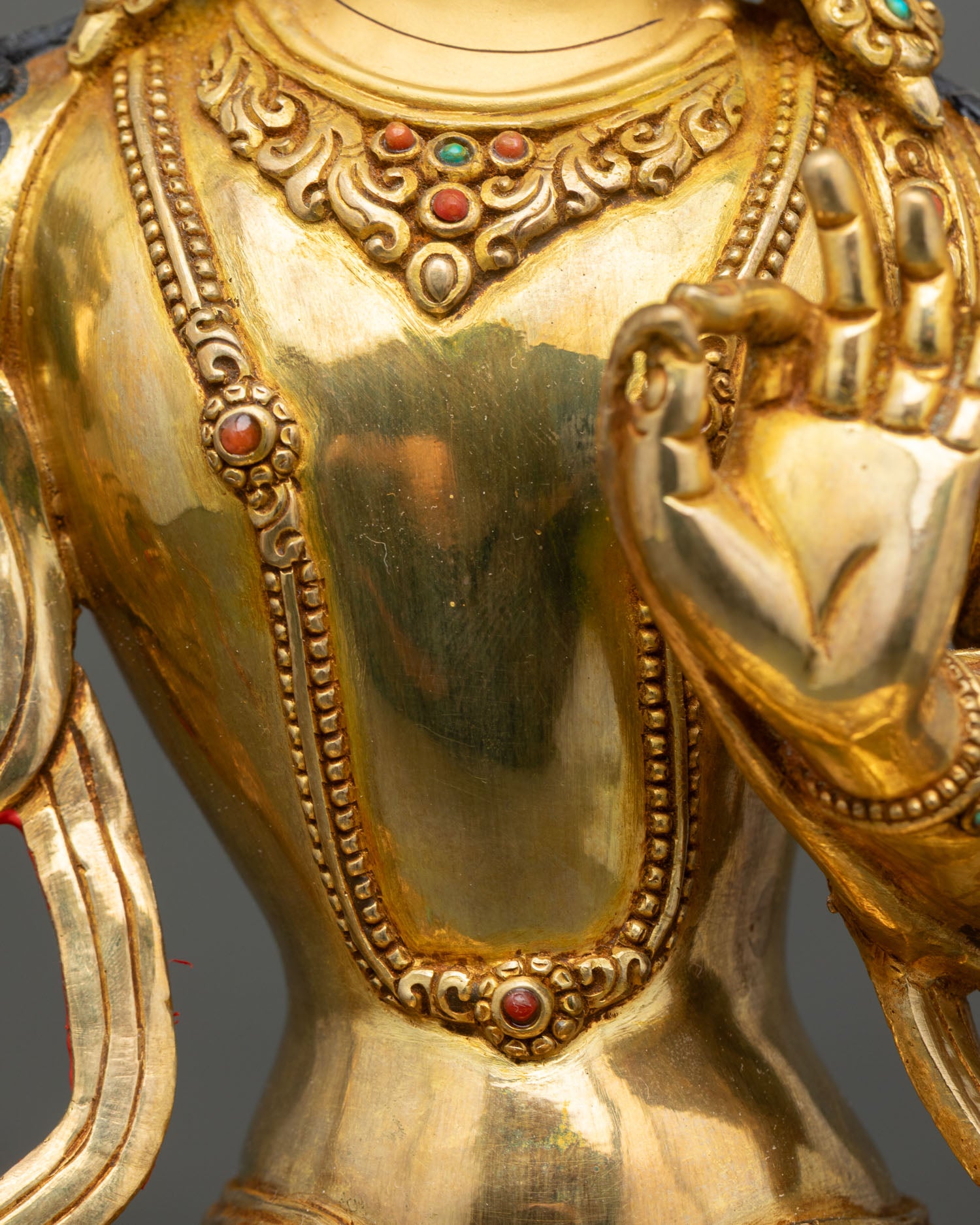 Manjushri Statue – Himalayan Spiritual Sculpture from Nepal