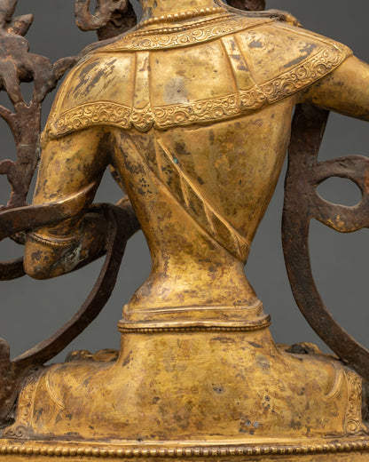 Manjushri Statue | Himalayan Art for Sacred Space Decor