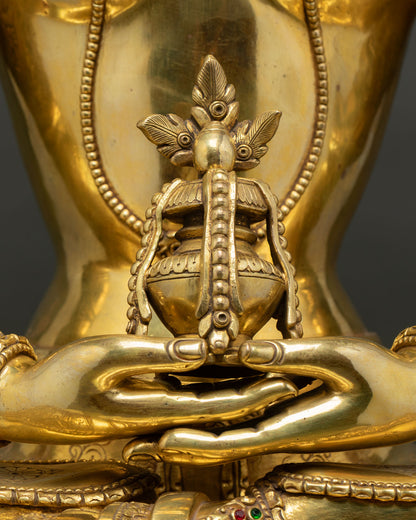Large Amitayus Statue (80cm) – Enhance Longevity & Spiritual Well-being
