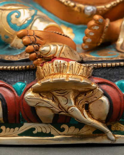 Dzambhala Statue | Handpainted Buddhist Sculpture Nepal
