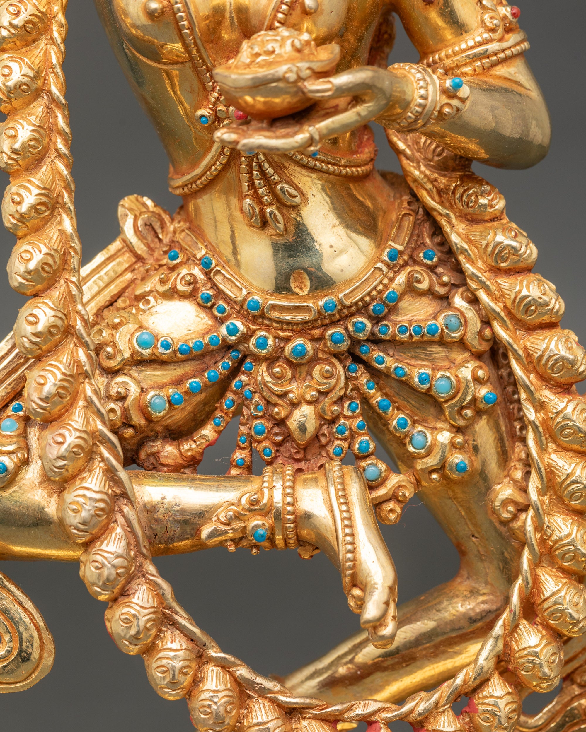 Wrathful Dorje Phagmo | Handcrafted Tibetan Dakini Sculpture