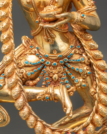 Wrathful Dorje Phagmo | Handcrafted Tibetan Dakini Sculpture