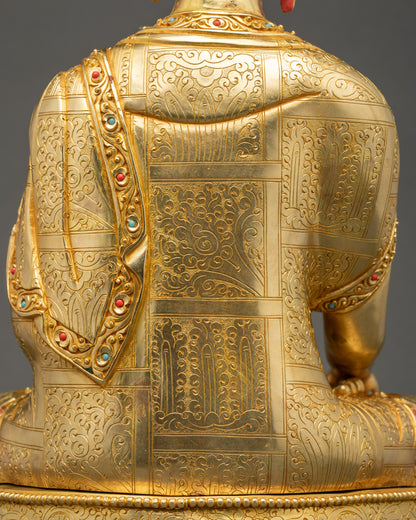 Sitting Buddha Statue | Nepalese Lost-Wax Casted Copper Artwork